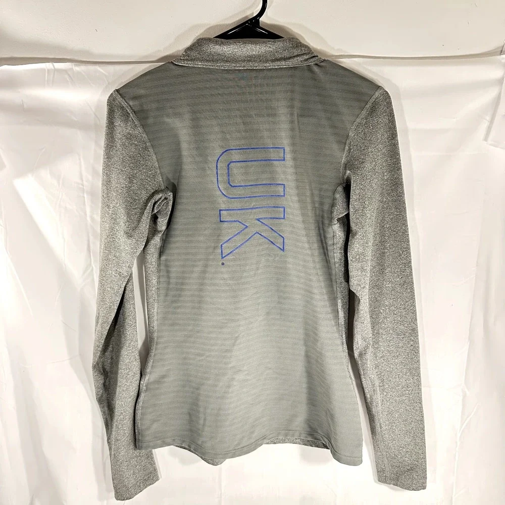 Nike Dri-Fit 1/4 Zip UK Kentucky Wildcats Women's Gray Pullover M Fall‎